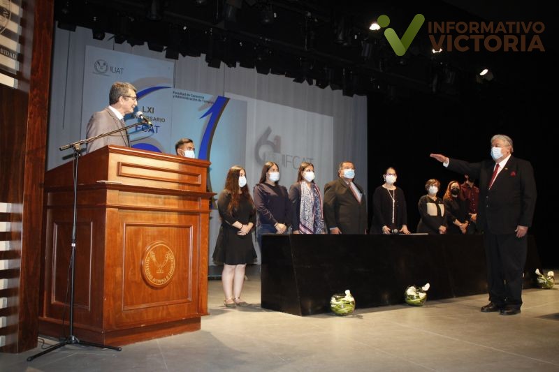 Preside Rector eventos del 61 aniversario de la Facultad de Comercio Victoria