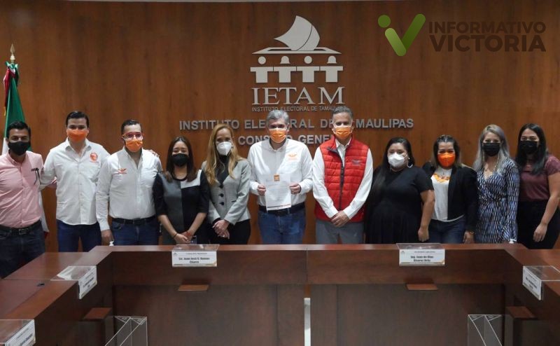 Entrega Movimiento Ciudadano su plataforma política ante el IETAM