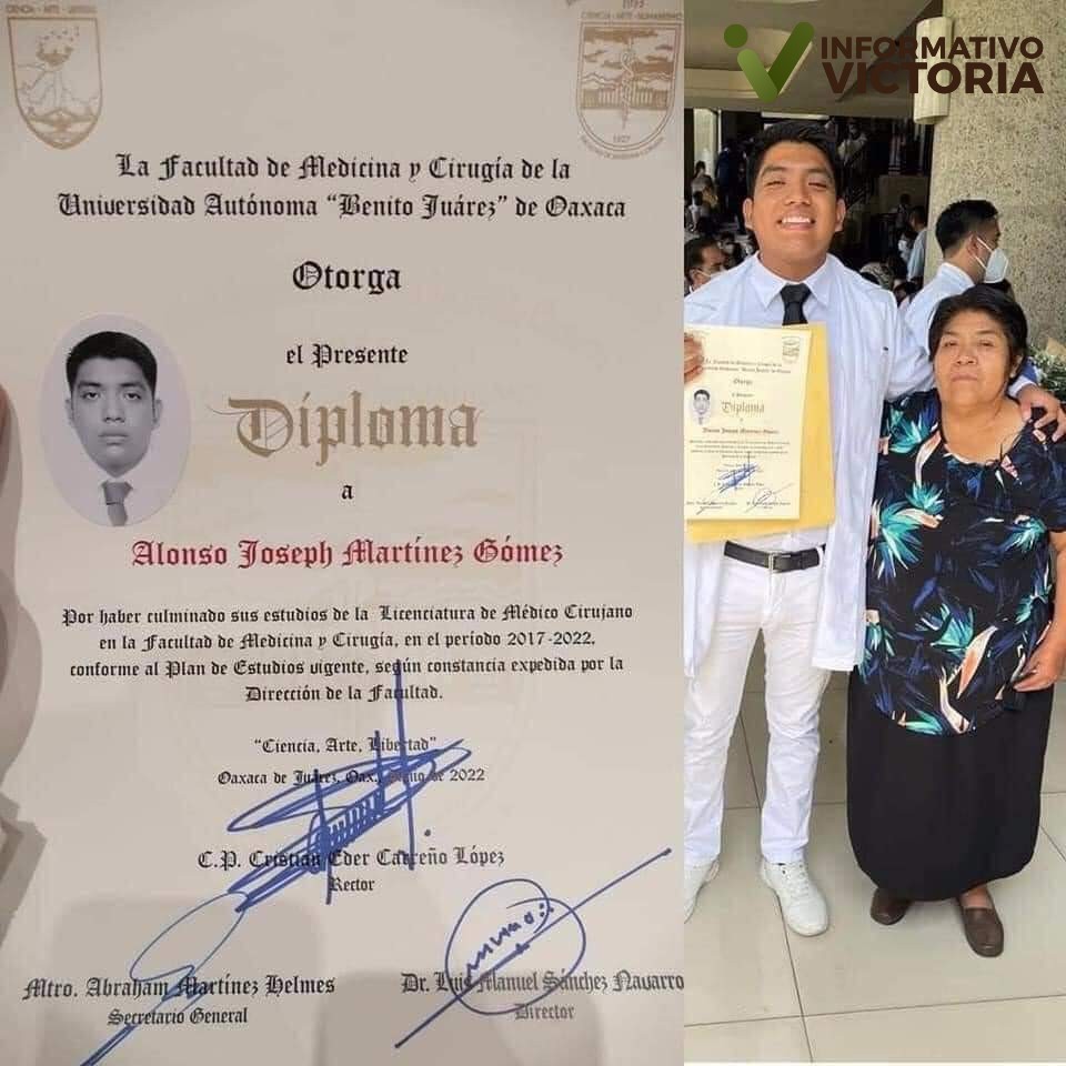 Doctor le dedica su título a su «Abue»