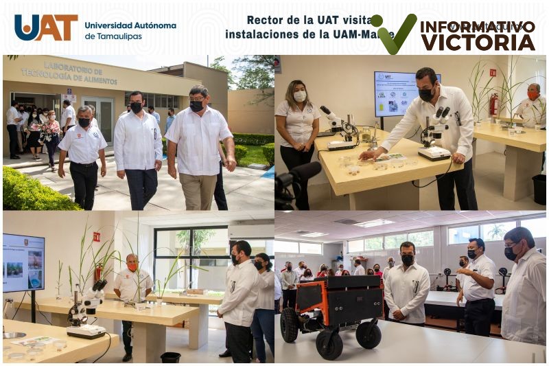 Rector de la UAT visita instalaciones de la Unidad Académica Mante