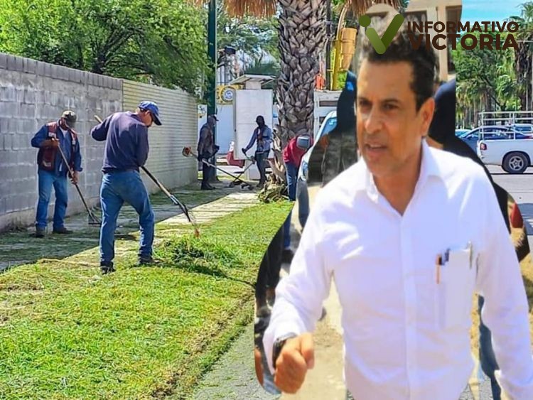 Gobierno de Lalo Gattás sigue embelleciendo Victoria.