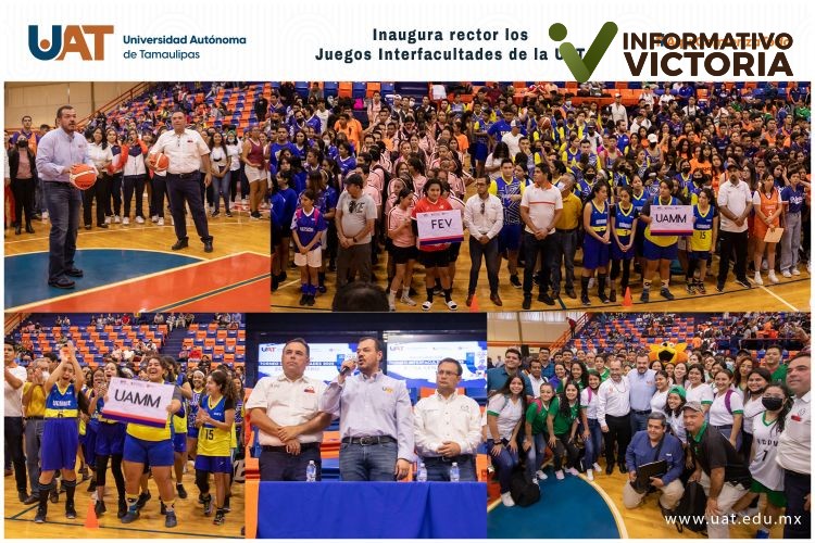 Inaugura rector los Juegos Interfacultades de la UAT 2022.