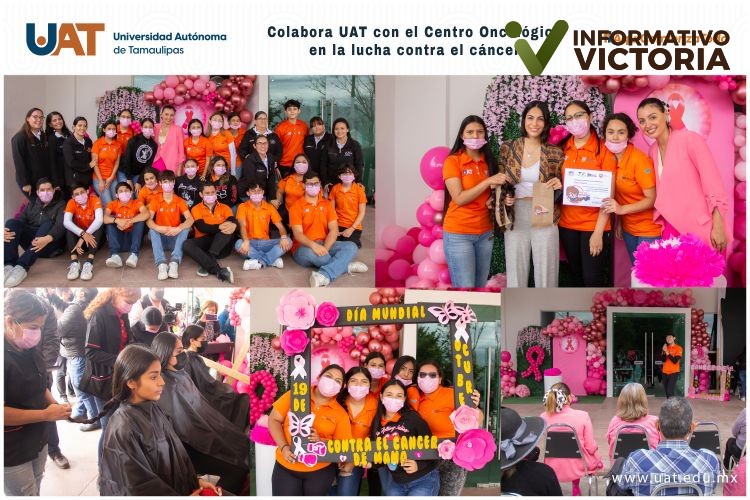 Colabora UAT con el Centro Oncológico en la lucha contra el cáncer de mama