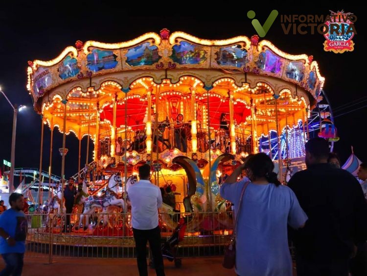 Espectaculares García se presenta en la Feria Tamaulipas con mas de 40 juegos mecánicos.