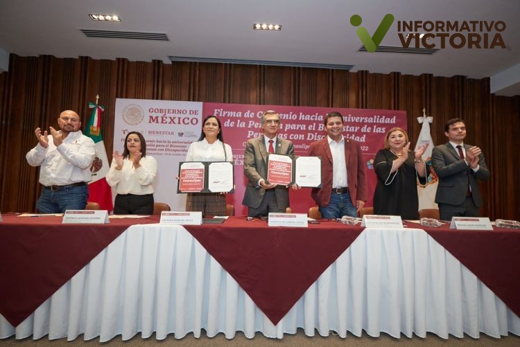 Cumple Américo compromiso; pensión para personas con discapacidad será universal.