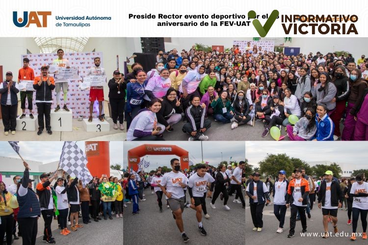 Preside rector convivencia deportiva en la Facultad de Enfermería Victoria.