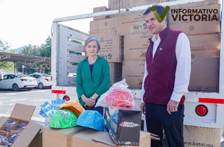 Recibe DIF Tamaulipas donativo nacional.