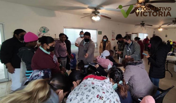 Garantiza Salud atención médica a migrantes en albergues de Reynosa.