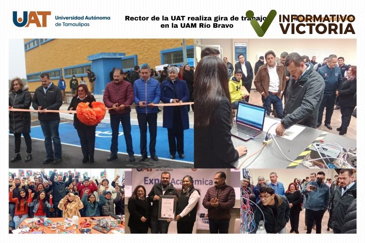 Realiza rector de la UAT gira de trabajo en la UAM Río Bravo.