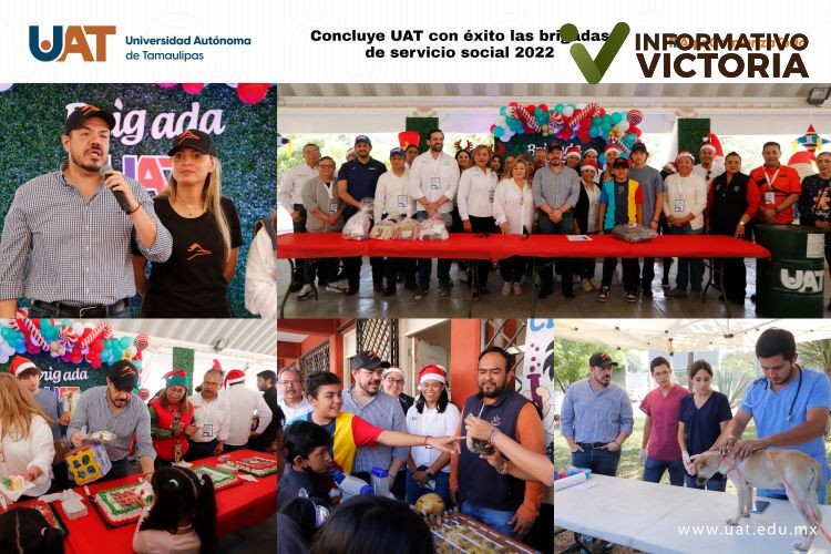 Concluye UAT con éxito las brigadas de servicio social 2022.