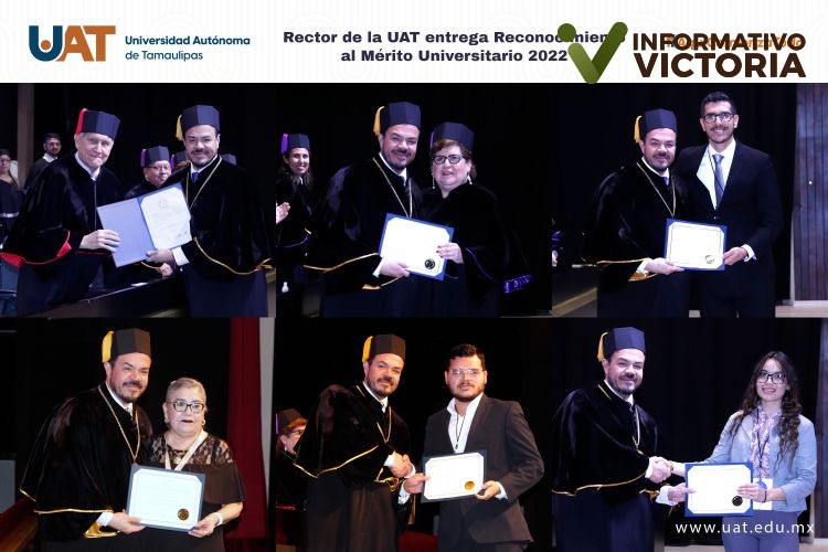 Preside el Rector la entrega de reconocimientos al Mérito Universitario 2022.