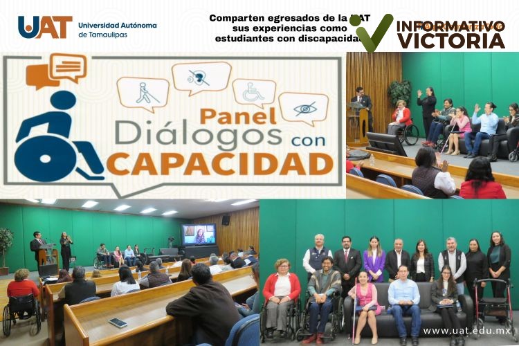 Comparten egresados de la UAT sus experiencias como estudiantes con discapacidad.