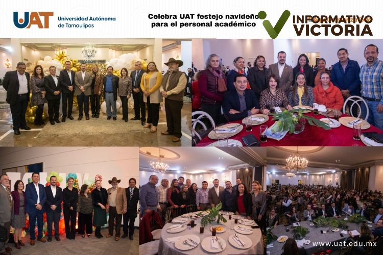 Ofrece UAT festejo prenavideño al personal académico del Campus Victoria