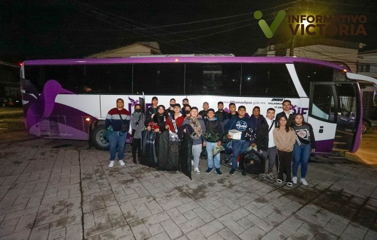 Apoya DIF Tamaulipas a jóvenes que participarán en Concurso de Banda de Guerra