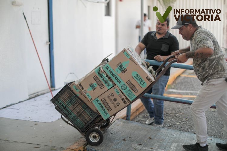 Entrega iniciativa privada donativo al DIF Tamaulipas.