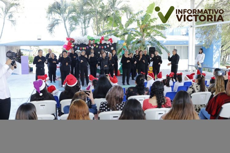 Llega la Navidad al CECUDI “Clarita Nava” del DIF Tamaulipas.