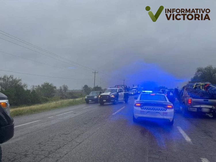 Guardia Estatal brinda auxilio carretero tras choque múltiple en San Fernando