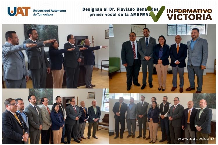 Designan al Dr. Flaviano Benavides primer vocal de la AMEFMVZ.