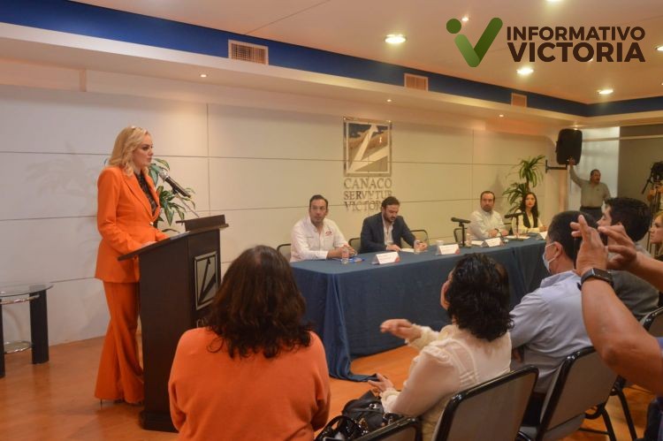 Firman acuerdo Instituto de las Mujeres en Tamaulipas y cámaras empresariales para erradicar violencia de género. 