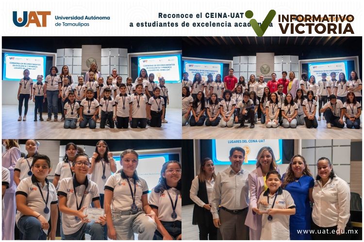 Reconoce UAT a sus estudiantes de excelencia académica del CEINA.
