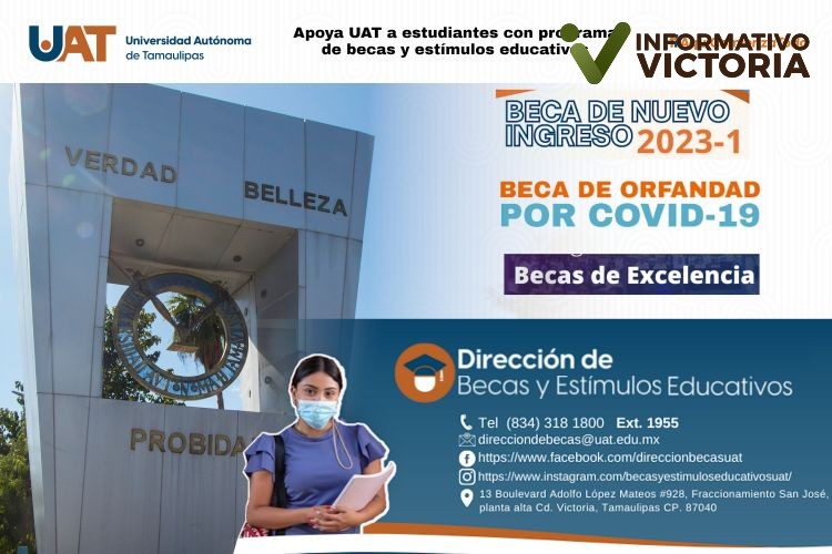 Apoya la UAT a sus estudiantes con becas y estímulos educativos.