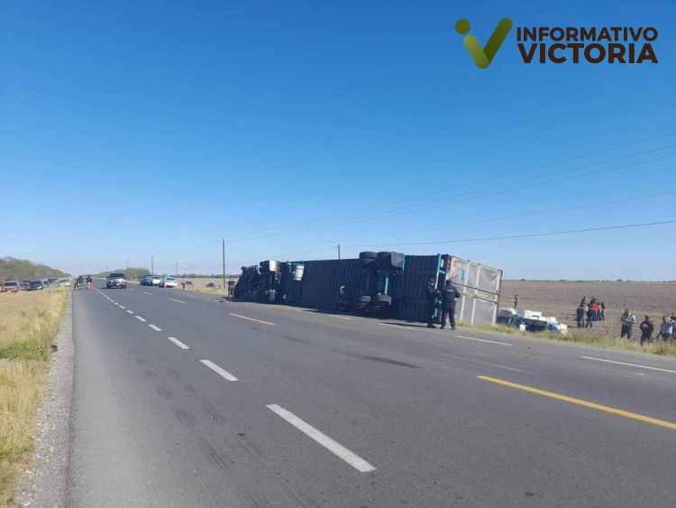 Alertan por cierre parcial de la carretera San Fernando-Reynosa.