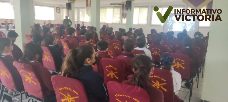 SEDENA realiza visita guiada a Tancol con alumnos de primaria de Tampico.