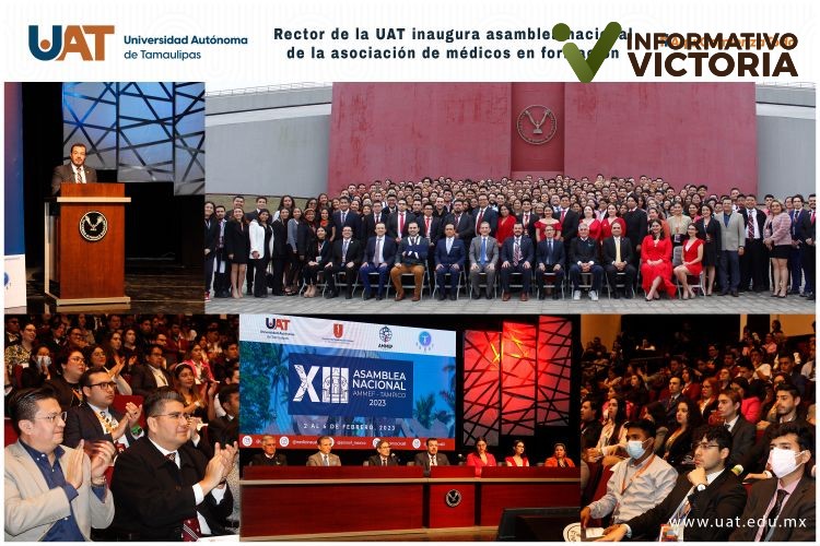 Inaugura rector de la UAT asamblea nacional de médicos en formación.