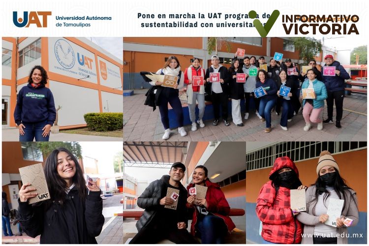 Pone en marcha la UAT el programa de sustentabilidad con universitarios.