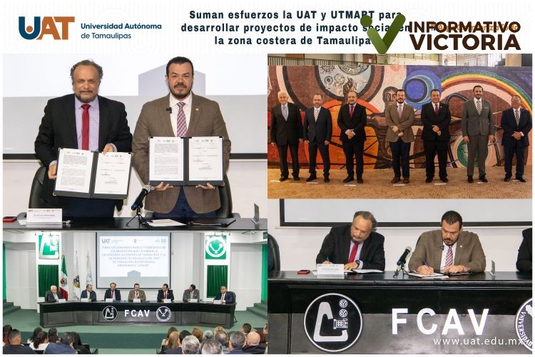 Suman esfuerzos la UAT y UTMART para desarrollar proyectos de impacto social en la zona costera.