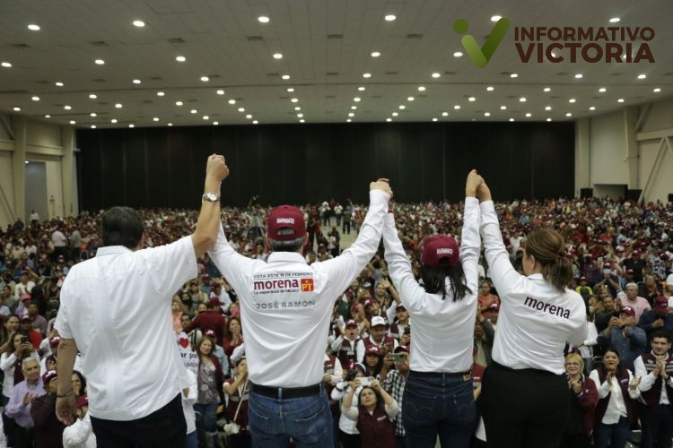 Pintaremos el Senado de guindo, dice Victoria a JR. 