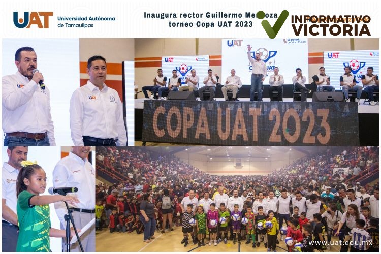Inaugura Rector Guillermo Mendoza la Copa UAT 2023.
