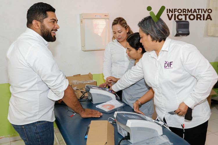 Entrega DIF Tamaulipas, equipos de rehabilitación física, a trece municipios.