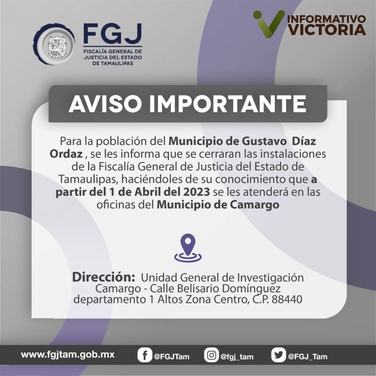 Comunicado social de la FGJ.