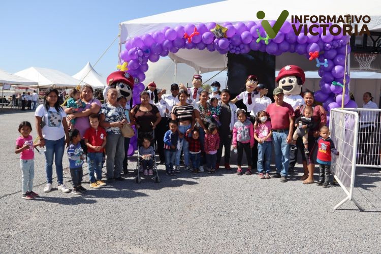 Celebran DIF y SSPT a familias tamaulipecas en Difzania.