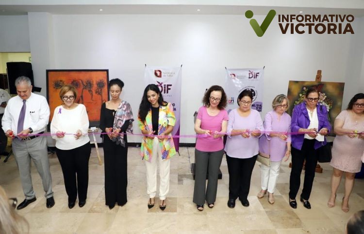 Inaugura Salud exposición de pinturas «Mujeres en el arte»
