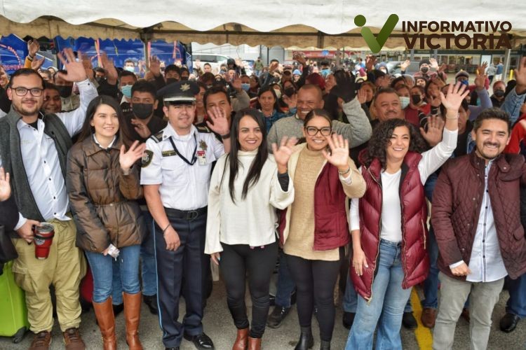 Salen a CDMX aspirantes a guardias de seguridad del sur de Tamaulipas; hay más mujeres.