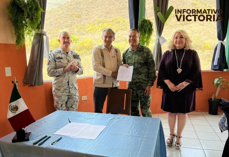Firma Gobernador convenio con Fuerzas Armadas para fortalecer la seguridad