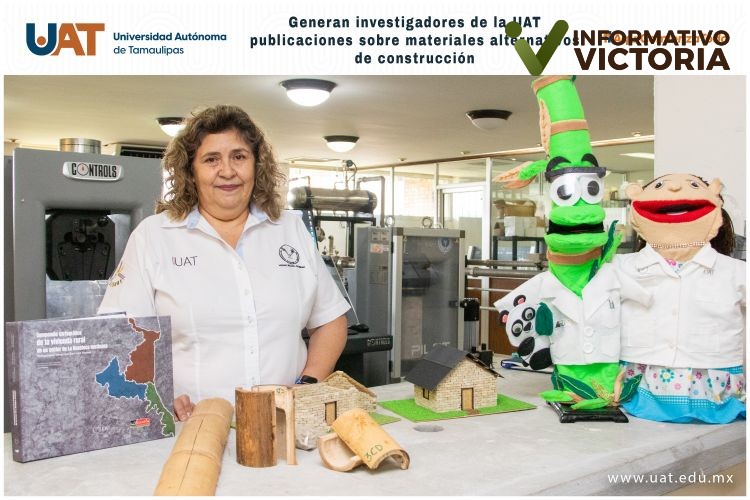 Generan investigadores de la UAT publicaciones sobre materiales alternativos de construcción