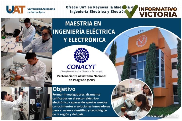 Ofrece UAT en Reynosa la Maestría en Ingeniería Eléctrica y Electrónica