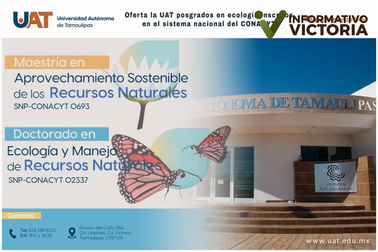Promueve la UAT posgrados en ecología inscritos en el CONACYT