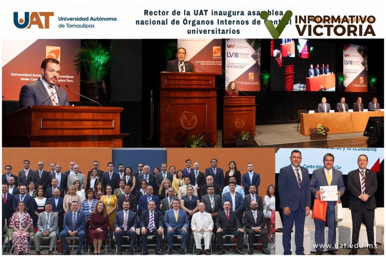 Inaugura rector de la UAT asamblea nacional de órganos internos de control universitarios