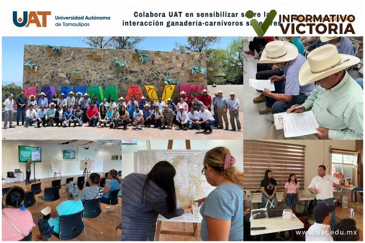 Colabora UAT en sensibilizar a productores rurales sobre la interacción del ganado y carnívoros silvestres
