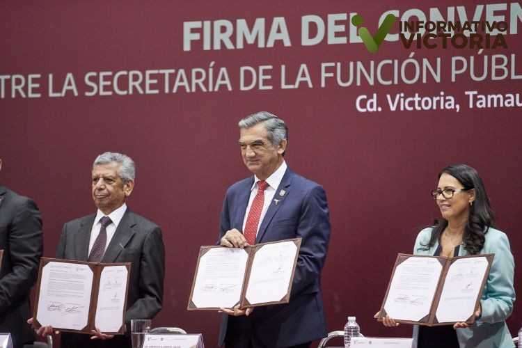 Gobierno de Tamaulipas y SFP suscriben convenio para fortalecer la rendición de cuentas y la gestión gubernamental