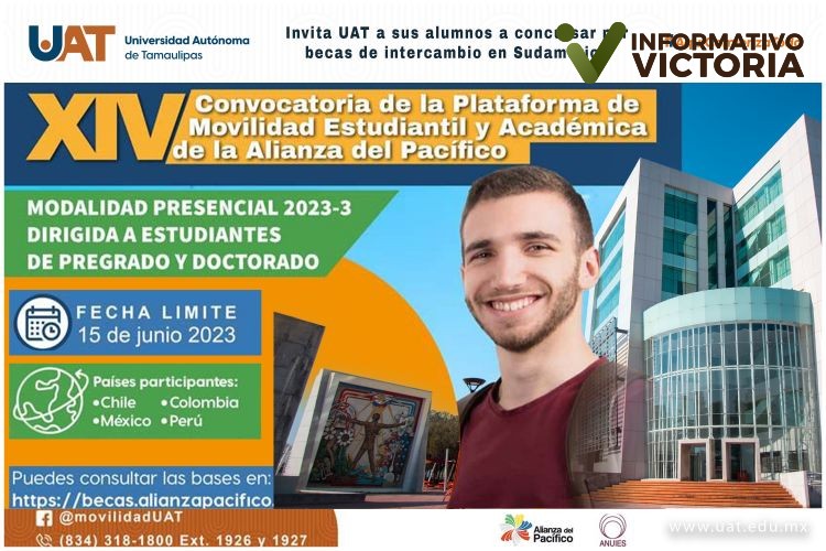 Invita UAT a sus alumnos a concursar por becas de intercambio en Sudamérica