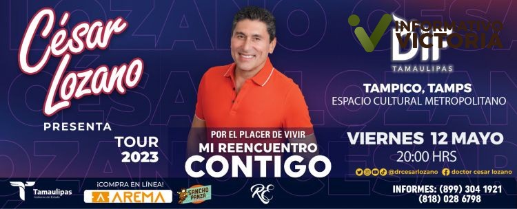 Invita DIF Tamaulipas a la conferencia de César Lozano en Tampico