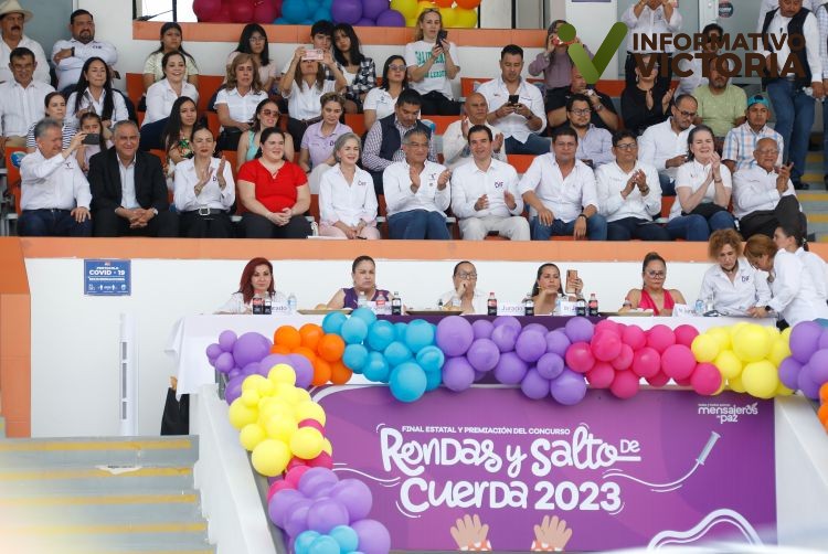 Realizan Gobierno del Estado y DIF Tamaulipas Concurso Estatal de Rondas y Salto de Cuerda