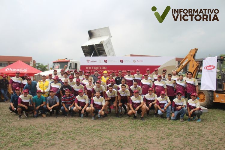 Realiza INDE Tamaulipas 1er. Exatlón en reconocimiento al trabajador de la construcción