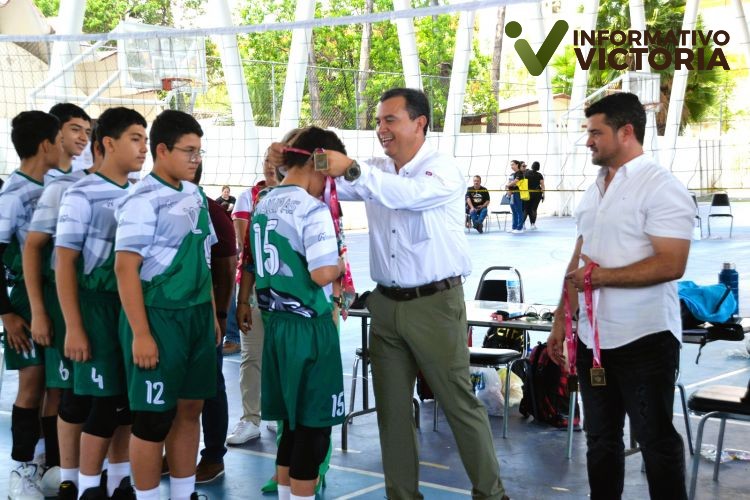 Reparte primeros lugares estatal de voleibol escolar