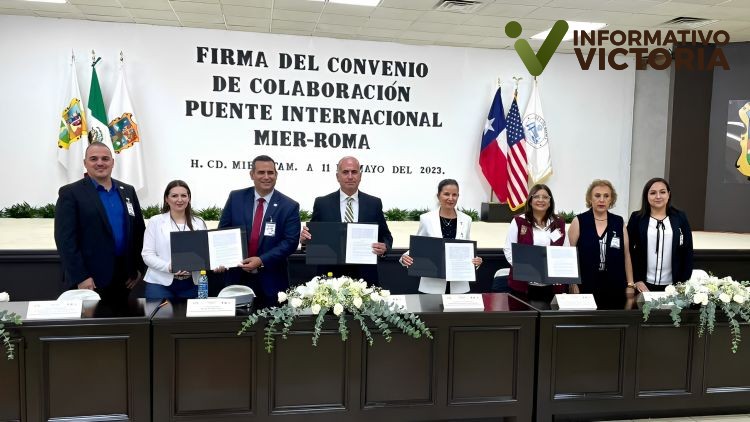 Asiste secretaria de Economía a firma de convenio para nuevo Puente Internacional Mier-Roma